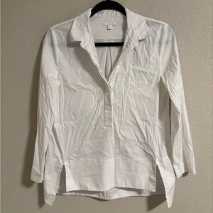 COS white collared pullover tunic